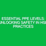 Essential PPE Levels: Unlocking Safety in HSE Practices