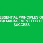 Essential Principles of Risk Management for HSE Success