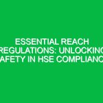 Essential REACH Regulations: Unlocking Safety in HSE Compliance