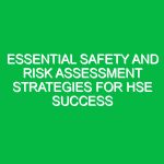 Essential Safety and Risk Assessment Strategies for HSE Success