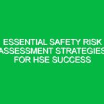 Essential Safety Risk Assessment Strategies for HSE Success