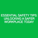 Essential Safety Tips: Unlocking a Safer Workplace Today