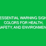 Essential Warning Sign Colors for Health, Safety, and Environment