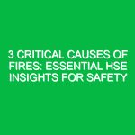 3 Critical Causes of Fires: Essential HSE Insights for Safety