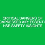 Critical Dangers of Compressed Air: Essential HSE Safety Insights