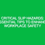 Critical Slip Hazards: Essential Tips to Enhance Workplace Safety