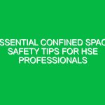 Essential Confined Space Safety Tips for HSE Professionals