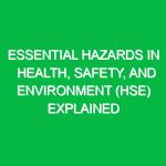 Essential Hazards in Health, Safety, and Environment (HSE) Explained