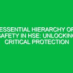 Essential Hierarchy of Safety in HSE: Unlocking Critical Protection