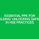 Essential PPE for Welding: Unlocking Safety in HSE Practices