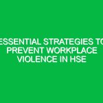 Essential Strategies to Prevent Workplace Violence in HSE