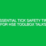 Essential Tick Safety Tips for HSE Toolbox Talks