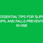 Essential Tips for Slips, Trips, and Falls Prevention in HSE