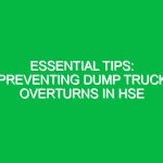 Essential Tips: Preventing Dump Truck Overturns in HSE
