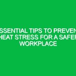 Essential Tips to Prevent Heat Stress for a Safer Workplace