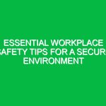 Essential Workplace Safety Tips for a Secure Environment