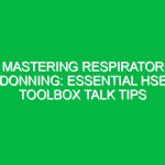 Mastering Respirator Donning: Essential HSE Toolbox Talk Tips