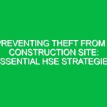 Preventing Theft from a Construction Site: Essential HSE Strategies