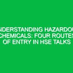 Understanding Hazardous Chemicals: Four Routes of Entry in HSE Talks