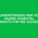 Understanding Risk vs. Hazard: Essential Insights for HSE Success