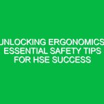 Unlocking Ergonomics: Essential Safety Tips for HSE Success