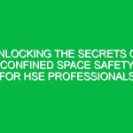 Unlocking the Secrets of Confined Space Safety for HSE Professionals