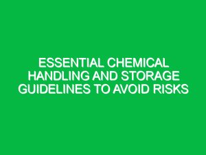 Essential Chemical Labeling Guidelines: How to Ensure Safety and