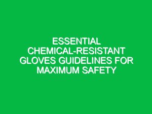 Essential Chemical Labeling Guidelines: How to Ensure Safety and