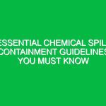 Essential Chemical Spill Containment Guidelines You Must Know
