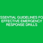 Essential Guidelines for Effective Emergency Response Drills