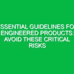 Essential Guidelines for Engineered Products: Avoid These Critical Risks