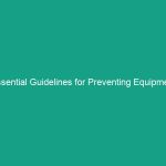Essential Guidelines for Preventing Equipment Damage Incidents Effectively