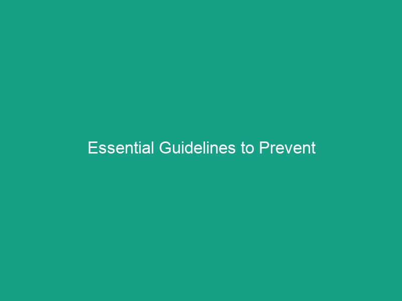 Essential Guidelines to Prevent Occupational-related Cancer Risks