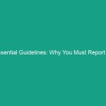 Essential Guidelines: Why You Must Report All Injuries Immediately