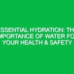 Essential Hydration: The Importance of Water for Your Health & Safety