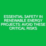 Essential Safety in Renewable Energy Projects: Avoid These Critical Risks