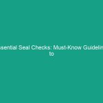 Essential Seal Checks: Must-Know Guidelines to Ensure Safety Today