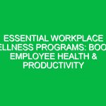 Essential Workplace Wellness Programs: Boost Employee Health & Productivity