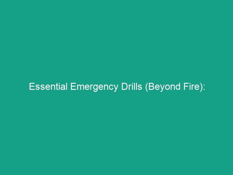 Essential Emergency Drills (Beyond Fire): Mastering Chemical Spill Response