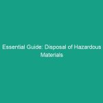 Essential Guide: Disposal of Hazardous Materials – Regulations & Procedures