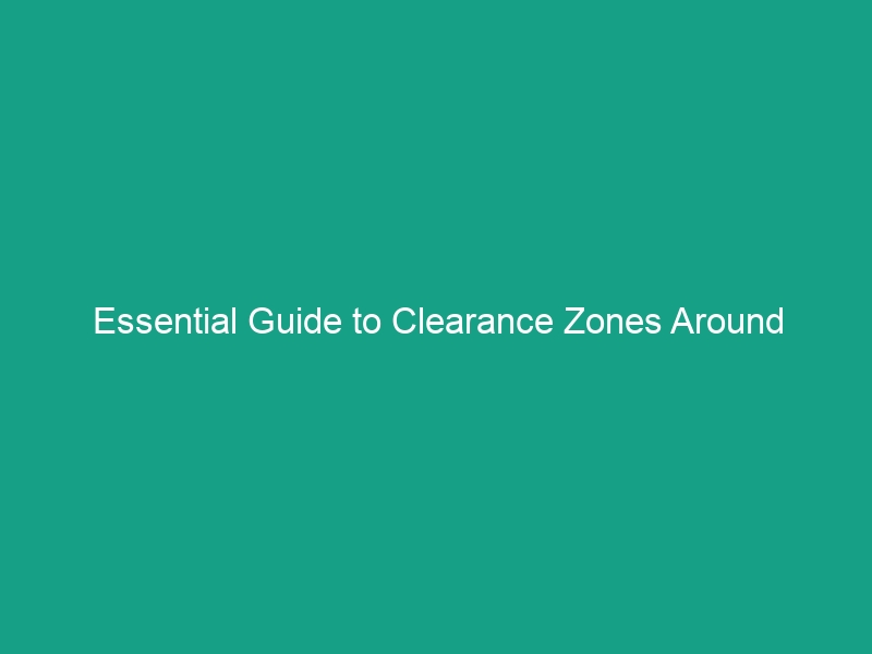 Essential Guide to Clearance Zones Around Machinery: Maintaining Safe Distances