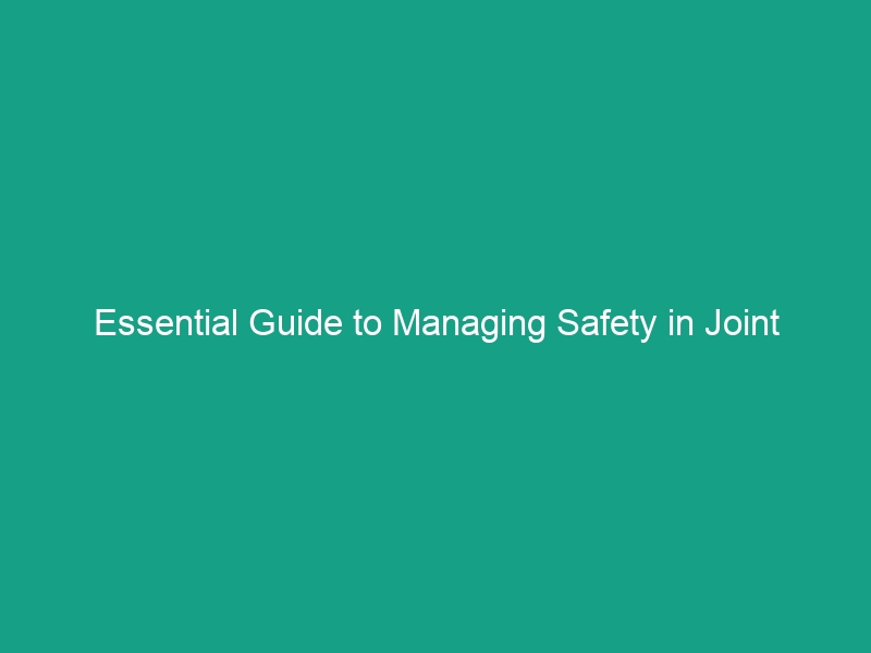 Essential Guide to Managing Safety in Joint Ventures and Partnerships