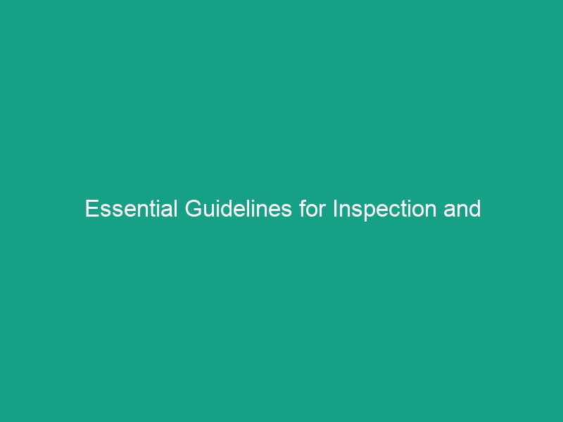 Essential Guidelines for Inspection and Replacement of PPE: Avoid Risks!