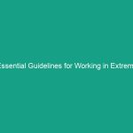 Essential Guidelines for Working in Extreme Weather Conditions Safely