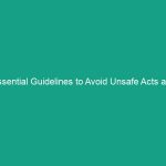 Essential Guidelines to Avoid Unsafe Acts and Enhance Workplace Safety