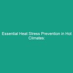 Essential Heat Stress Prevention in Hot Climates: 5 Must-Know Tips