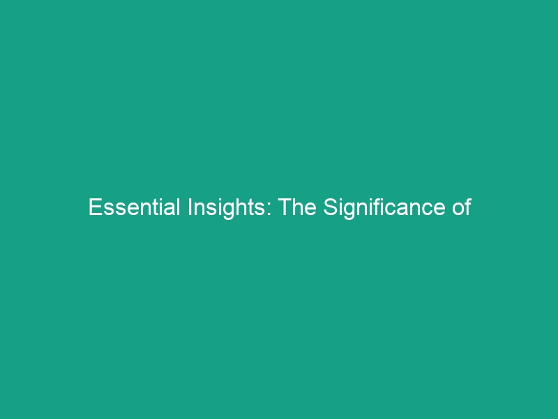 Essential Insights: The Significance of High-Visibility Clothing Explained