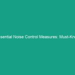 Essential Noise Control Measures: Must-Know Guidelines for Safety