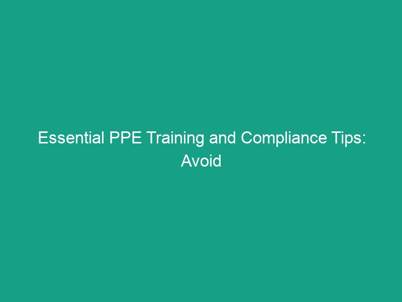 Essential PPE Training and Compliance Tips: Avoid Costly Mistakes!