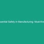 Essential Safety in Manufacturing: Must-Know Guidelines to Avoid Risks